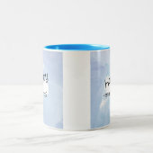 ハッピーブルーマグ ツートーンマグカップ (中央)