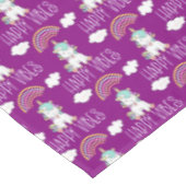 ハッピーブレインボー素晴らし&ユニコーン テーブルクロス (アングル)