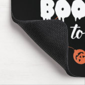 ハッピーブーツデイトゥミーおもしろいハロウィン誕生日 マウスパッド (コーナー)