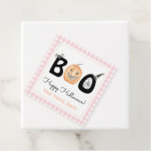 ハッピーブーデイトリックまたはハロウィーンピンクガール フェイバータグ (インサイチュ)