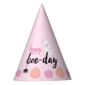 ハッピーブーデイハロウィーン誕生日 パーティーハット (正面)