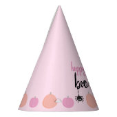 ハッピーブーデイハロウィーン誕生日 パーティーハット (左)