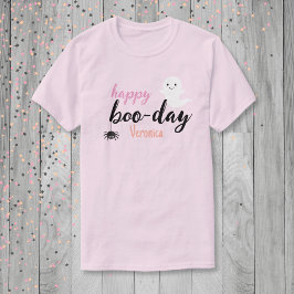 ハッピーブーデイハロウィーン誕生日 Tシャツ