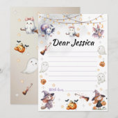 ハッピーブー ハロウィン ゴースト シーズン シーズンカード (正面/裏面)