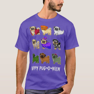 ハッピープゴウィーンウィッチゾンビスケルトンMummy Hal Tシャツ