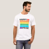 ハッピープライドゲイ Tシャツ (正面フル)