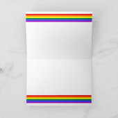 ハッピープライドバイセクシュアル国旗 カード (内部)