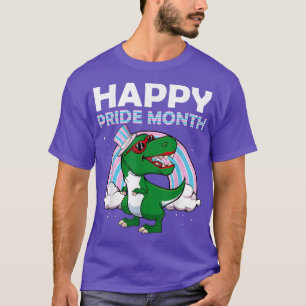 ハッピープライド月LGBT-Q恐竜トランスジェンダーPrid Tシャツ