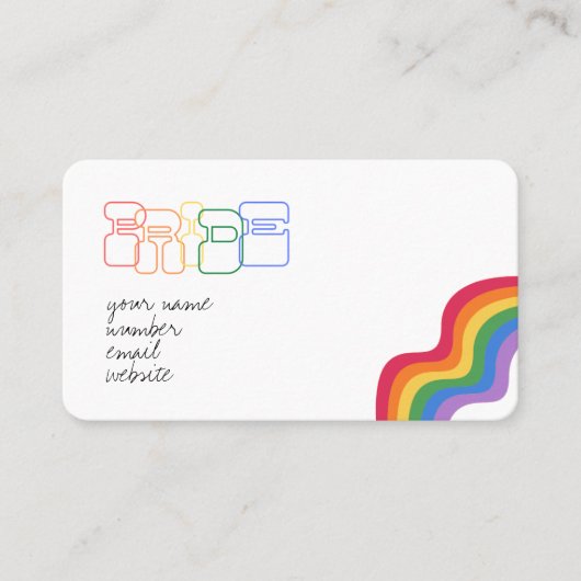 ハッピープライド 名刺 (正面)