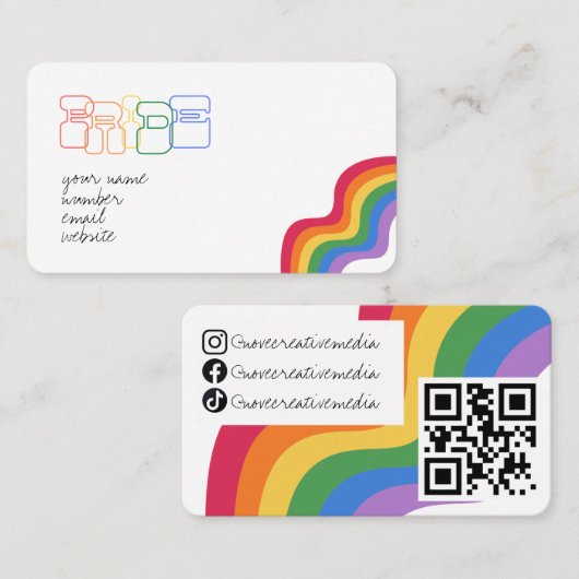 ハッピープライド 名刺 (正面/裏面)
