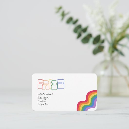 ハッピープライド 名刺 (スタンド正面)