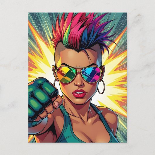 ハッピープライド!Lgbtqia+月 ポストカード (正面)