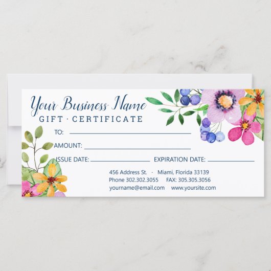 ハッピープライマリカラーズウォーターカラーフローラサロン (正面)