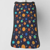 ハッピープラエツゴルフクラブカバー ゴルフヘッドカバー (回転90)