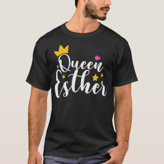 ハッピープリムコスチュームアイディアクイーンエスターヘブライ語ユダヤ人 Tシャツ