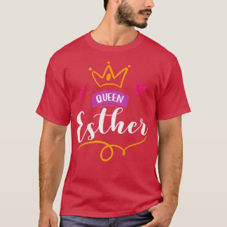 ハッピープリムコスチュームアイディアクイーンエスターヘブライ語ユダヤ人 Tシャツ
