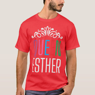 ハッピープリムコスチュームアイディアクイーンエスターヘブライ語ユダヤ人 Tシャツ