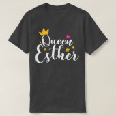 ハッピープリムコスチュームアイディアクイーンエスターヘブライ語ユダヤ人 Tシャツ (デザイン正面)