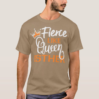 ハッピープリムコスチュームアイディアクイーンエスターヘブライ語ユダヤ人 Tシャツ