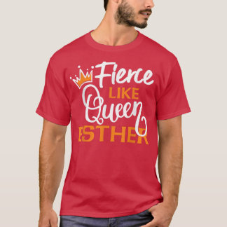 ハッピープリムデザインアイディアクイーンエスザーヘブルユダヤ Tシャツ