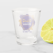ハッピープリムパおもしろいープルスプラッシュショットガラス ショットグラス (裏面)