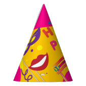 ハッピープリムフェスティバルキッズパーティーギフトパターン パーティーハット (左)