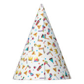 ハッピープリムフェスティバルキッズパーティーギフトパターン パーティーハット (裏面)