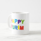 ハッピープリムフェスティバルキッズパーティーパターン コーヒーマグカップ (正面左)