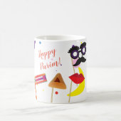 ハッピープリムフェスティバルキッズパーティーホリデー コーヒーマグカップ (中央)