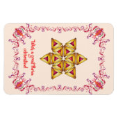 ハッピープリムフェスティバルハマンタシェンクッキーヴィンテージ マグネット (横)