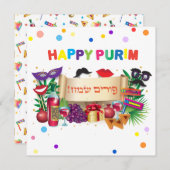 ハッピープリムフェスティバルパーティー装飾 シーズンカード (正面/裏面)