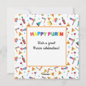 ハッピープリムフェスティバルパーティー装飾 シーズンカード (裏面)