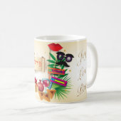 ハッピープリムフェスティバルホリデーパーティー コーヒーマグカップ (正面右)