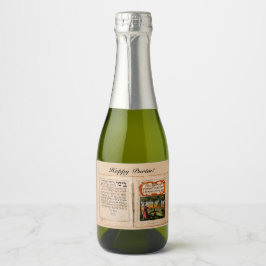 ハッピープリム – פורים שמח スパークリングワインラベル