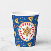 ハッピープリム！カラフルパターン紙カップ 紙コップ (正面)