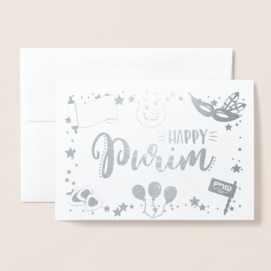 ハッピープリム 箔カード (封筒付き正面)