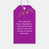 ハッピープリム – Kosher Infoモノグラムギフトラベル ギフトタグ (裏面)