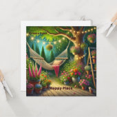 ハッピープレイスフラットカードの作成 カード (正面/裏面インサイチュ)