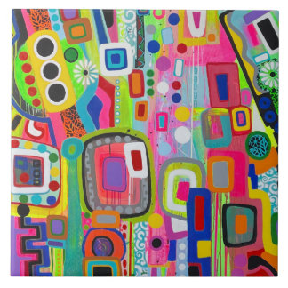 ハッピープレイス6 x 6セラミックタイル タイル