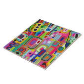 ハッピープレイス6 x 6セラミックタイル タイル (側面)