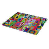 ハッピープレイス6 x 7 Decoガラスカッティングボード カッティングボード (角)