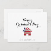 ハッピープレジデントデイ実在エステートハウスハガキ ポストカード (正面/裏面)