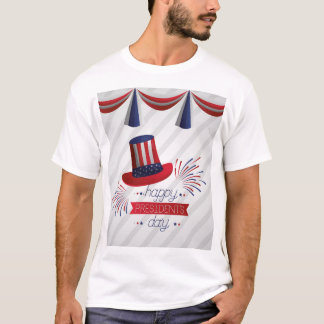 ハッピープレジデントデイTシャツデザイン Tシャツ