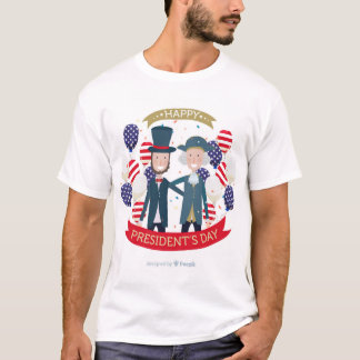 ハッピープレジデントデイTシャツデザイン Tシャツ