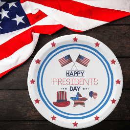 ハッピープレジデント・デイ ペーパープレート