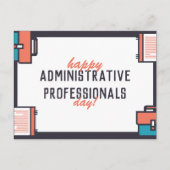 ハッピープロフェッショナル管理専門職の日 ポストカード (正面)