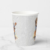 ハッピーヘッジホッグウォーターカラー紙カップ 紙コップ (右)