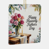 ハッピーヘブンテリーファーザーの日フローラメモリアル セラミックオーナメント (右)
