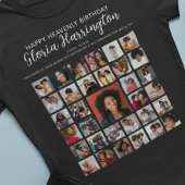 ハッピーヘブンリー誕生日 | Photo Tribute Memorial Tシャツ