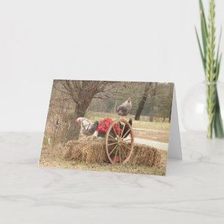 ハッピーヘンホリデイズカード サンキューカード